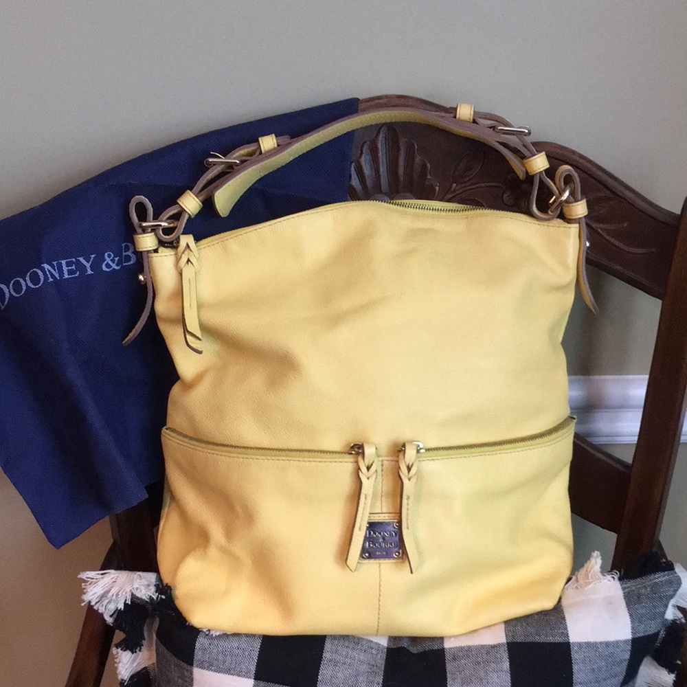 Dooney & Bourke Yellow Shoulder Bag - vintage - lovely bag